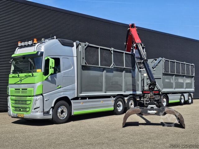 Kiper sa kranom Volvo FH 500 6x2*4 / +TIPPER TRAILER / CRANE