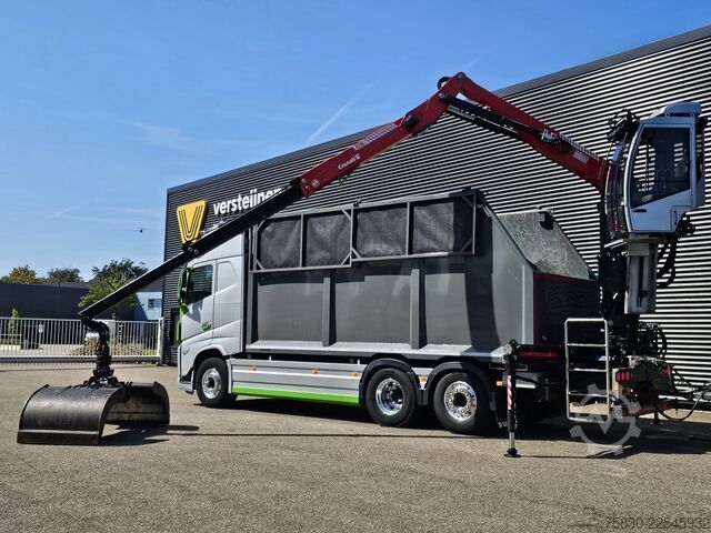 Kiper sa kranom Volvo FH 500 6x2*4 / +TIPPER TRAILER / CRANE