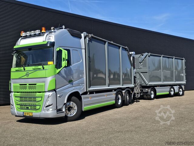 Kiper sa kranom Volvo FH 500 6x2*4 / +TIPPER TRAILER / CRANE