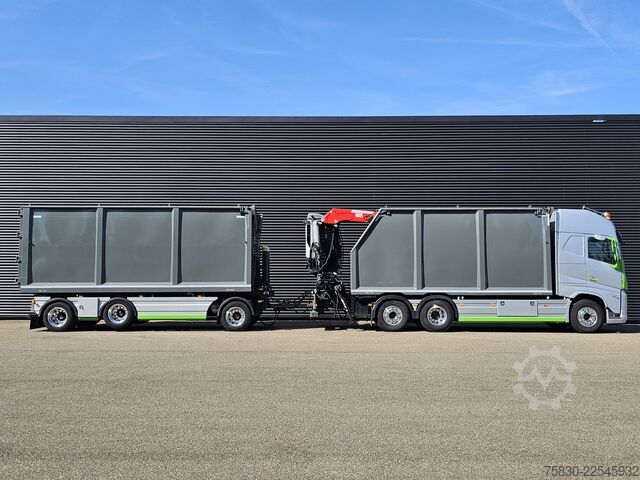 Kiper sa kranom Volvo FH 500 6x2*4 / +TIPPER TRAILER / CRANE