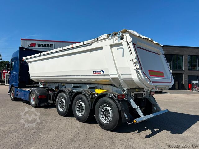 Pašizgāzēja puspiekabe SCHMITZ CARGOBULL SKI 24 SL 7.2 Stahlkipper 26m³ Elektr. Verdeck