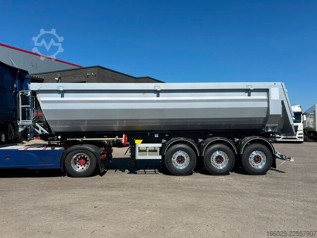 Pašizgāzēja puspiekabe REISCH 3-Achs Stahl Kipper Hardox 450 29m³ Alcoa Felgen