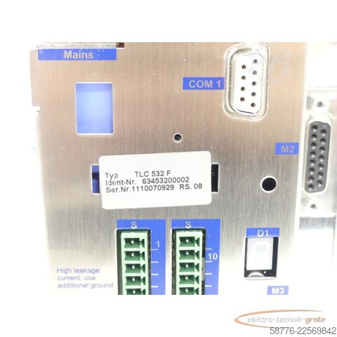Компонент  SIG positec / Berger Lahr TLC 532 F Servo Drive SN:1110070929 - ! -