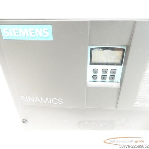 Komponent Siemens Simens 6RA8025-6GS22-0AA0 SINAMICS DCM DC-Converter  SN: Q6H22450101