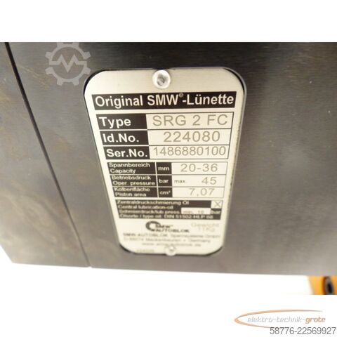 Komponentti  SMW Autoblok SRG 2 FC Schleiflünette ID 224080 SN 1486880100