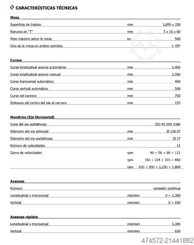 Frezarka Lagun FCM 185