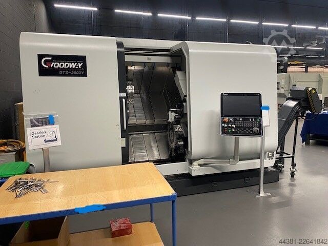 Centro de torneamento e fresagem CNC Goodway GTZ 2600 Y