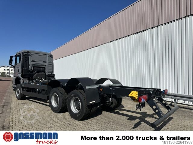 Truck chassis MAN TGS 33.540 6x6 BB CH, Intarder