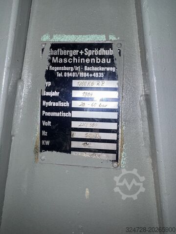 Hydraulisk rammepresse for vinduer Schafberger & Sprödhuber 120 KG RP