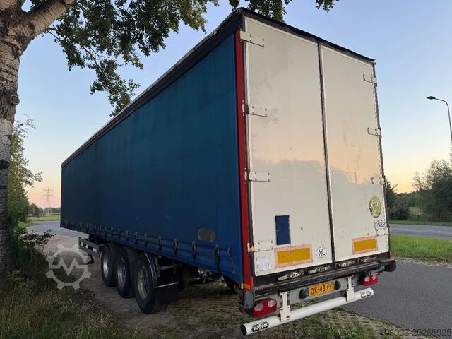 Rennandi presenningar Van Hool 3-ass schuifzeilen oplegger