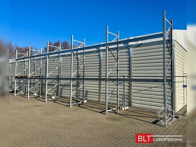 Porta-paletes 14,0 lfm Palettenregale für Außenbereich H: 4,5m , 3000 kg Fachlast , FVZ