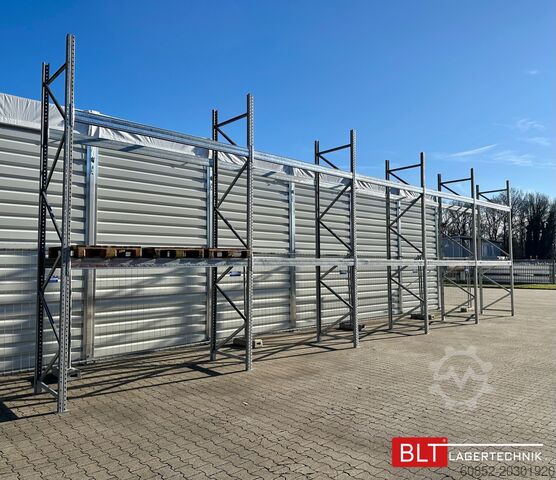 Estantería de paletas 14,0 lfm Palettenregale für Außenbereich H: 4,5m , 3000 kg Fachlast , FVZ