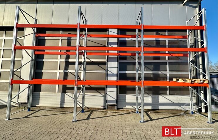 重量級棚 ca. 8,4 lfm. Palettenregal H: 500 cm Fachlast : 4500 kg , Schwerlastregal
