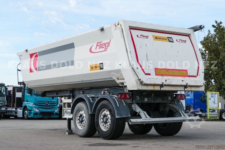 Semirimorchio ribaltabile FLIEGL SZS01 Kippmulde 25 m³ Liftachse Plane
