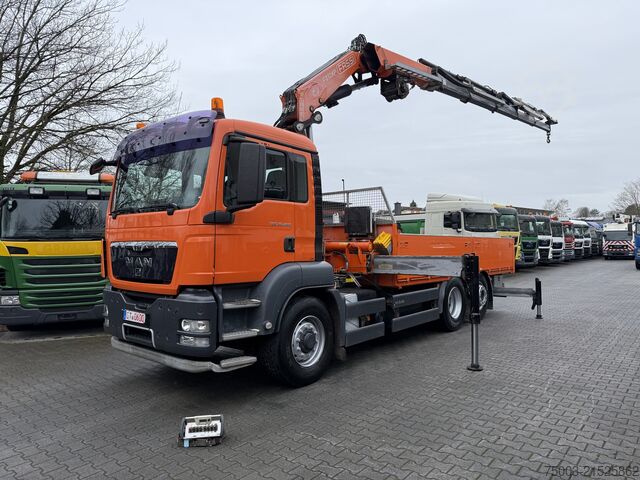 LKW mit Pritsche (offen) MAN TGS 26.480 6X4H-2 Kran Fassi F310 18.50 Meter
