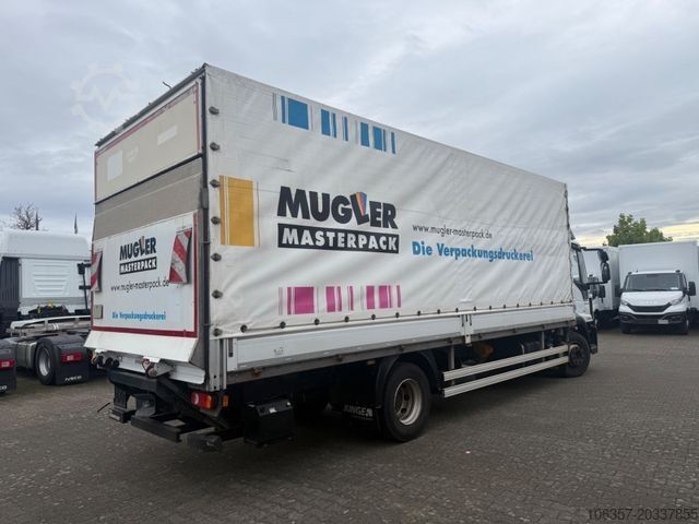 फ्लैटबेड ट्रक टार्प के साथ IVECO Eurocargo 140E28/P Plane& Spriegel E6C LBW 1500k
