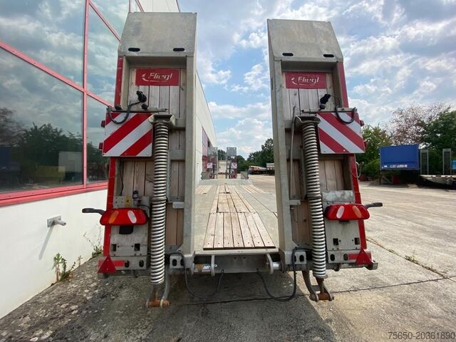 Remorque porte-engins surbaissée Fliegl DTS 300  3 Achs Tiefladeranhänger