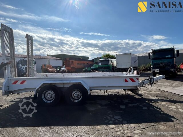 Low loader trailer Obermaier T105 Tieflader/Rampen