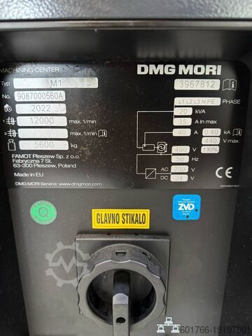 Centro de mecanizado vertical DMG MORI M1