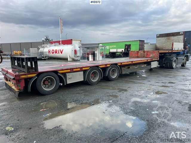 HRD 3 eixos jumbo semi c/ extensão de 5,5 metros HRD 3 axle jumbo semi w/ extension of 5.5 metres