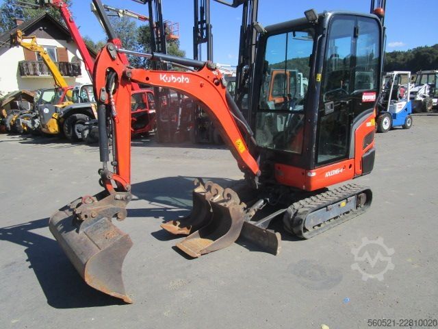 Minibagger Kubota KX 016-4 mit hydraul. Schnellwechsler + 3 Löffel