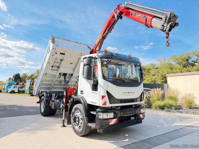 Autokran IVECO Eurocargo 180-320 KRAN 14m FUNK KIPPER AHK