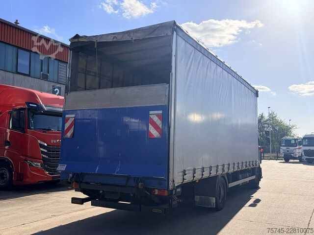 Truk bak datar dengan terpal RENAULT MIDLUM 290 DXI / SCHLAFKABINE / EURO 5