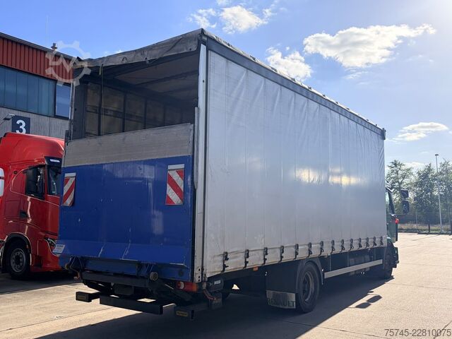 Truk bak datar dengan terpal RENAULT MIDLUM 290 DXI / SCHLAFKABINE / EURO 5
