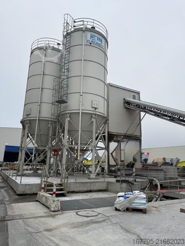 Stationary concrete mixing plant EUROMECC Euro5 Mix Wet