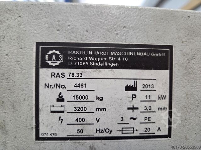 Blechbearbeitungszentrum RAS UpDownCenter 78.33