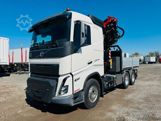 Smags autotransports VOLVO Volvo FH500 6x4 mit Fassi F545 Kran JIB Winde so