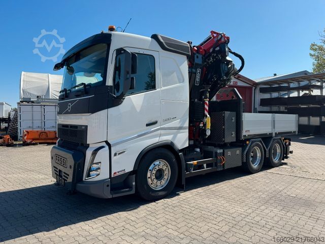 Smags autotransports VOLVO Volvo FH500 6x4 mit Fassi F545 Kran JIB Winde so