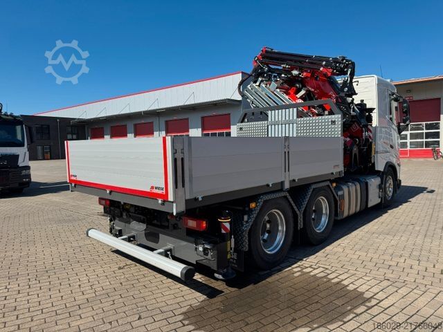 Smags autotransports VOLVO Volvo FH500 6x4 mit Fassi F545 Kran JIB Winde so