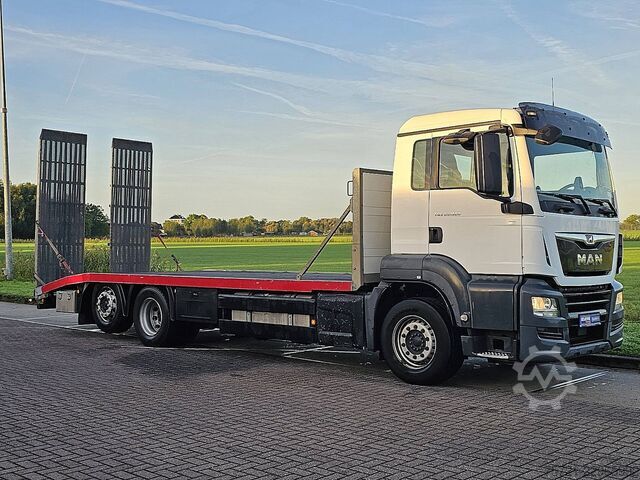 M.A.N. 26.320 TGS su hidraulinėmis rampomis, mašina MAN 26.320 TGS HYDR. RAMPS MACHINE