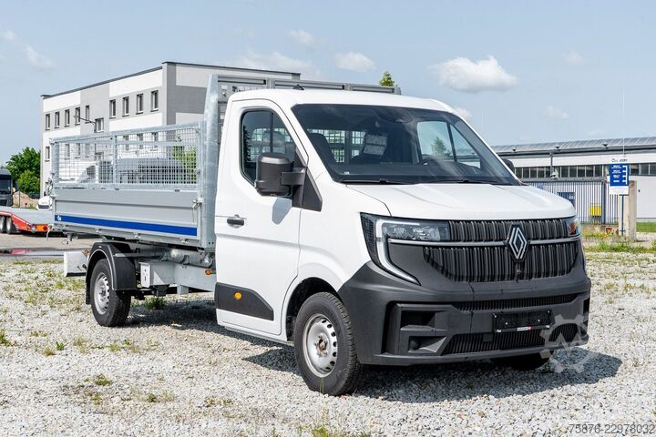 Kombi s prekucnikom RENAULT Master Kipper + Laubgitter