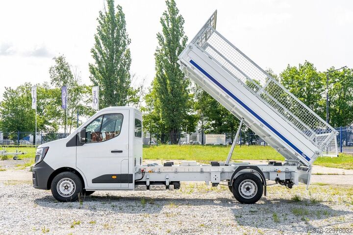 Kombi s prekucnikom RENAULT Master Kipper + Laubgitter
