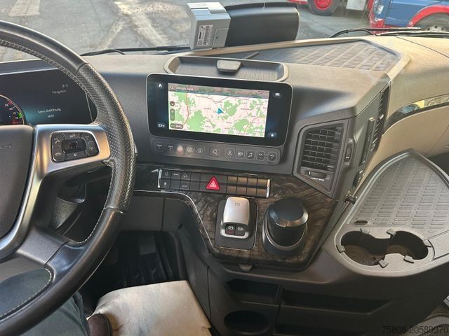 Samochód ciężarowy z plandeką typu platforma MERCEDES-BENZ Actros 2553 6x2 Plane ACC PPC Big Sapce Lenk Ret