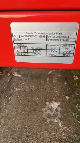 Ημιρυμουλκούμενο χαμηλής φόρτωσης KÄSSBOHRER KSLA RJ Mega Jumbo Tieflader tele Wie Neu