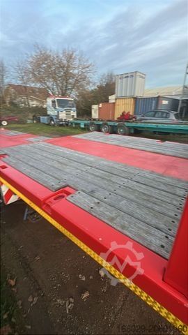 Ημιρυμουλκούμενο χαμηλής φόρτωσης KÄSSBOHRER KSLA RJ Mega Jumbo Tieflader tele Wie Neu