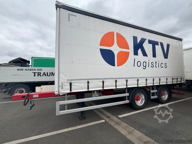 Otvorený príves s plachtou WECON Tandem Anhänger Plane APZ 218
