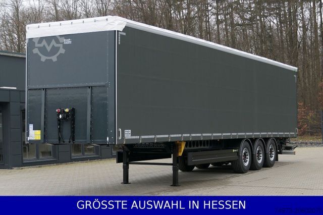 Semi-reboque aberto com lona BERGER 4,9 Leergewicht Achslift Code XL+Getränke ¤469mt