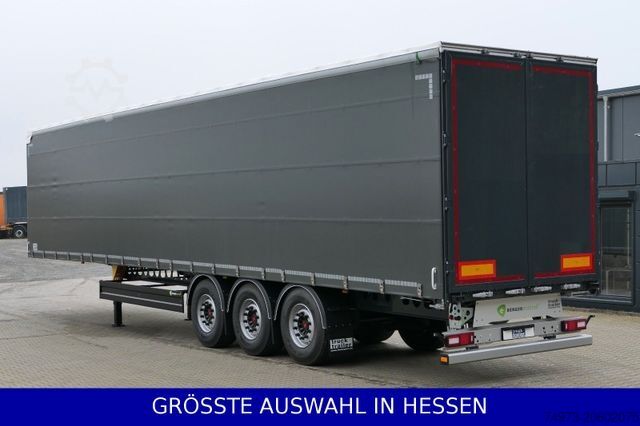 Semi-reboque aberto com lona BERGER 4,9 Leergewicht Achslift Code XL+Getränke ¤469mt
