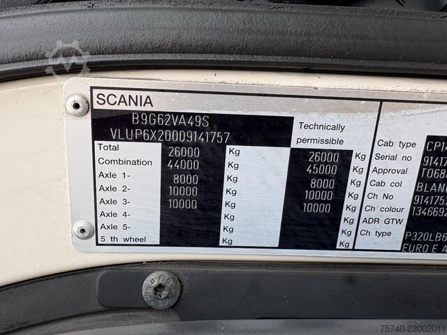 Scania P 320 + BDF SYSTEM + 6X2 + 26 t + LIFT AXLE + MANUAL + EURO 5 TR2061 Scania P 320 + BDF SYSTEEM + 6X2 + 26 t + LIFT AXLE + ...