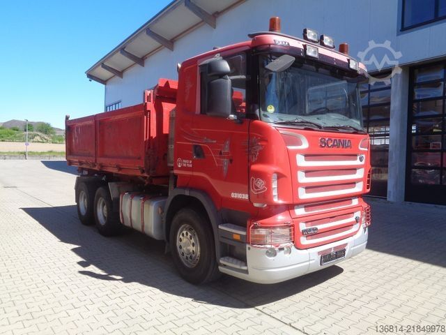 Billenő teherautó SCANIA R580 6x4 BB Bordmatik WE-System Retarder AHK