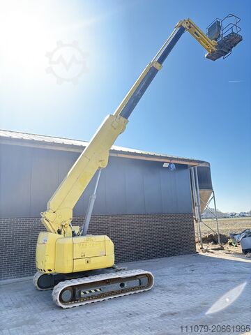 Plataforma elevadora sobre orugas Hitachi HX140B, plataforma telescópica HITACHI Hx140b