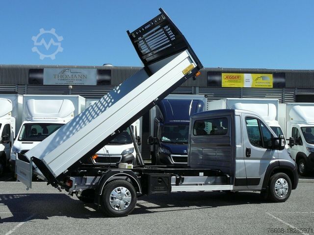 Tippbil skåpbil PEUGEOT Boxer Pritsche 3 Seiten Kipper Premiumaufbau
