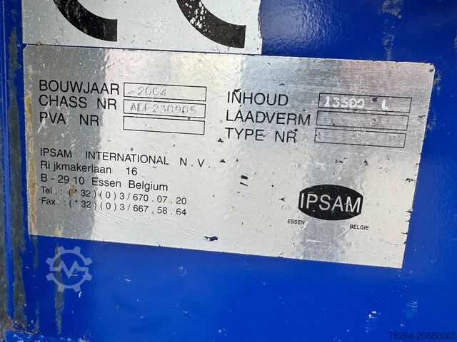 Ассенизаторская машина MAN TGA 26.360 6X2 + IPSAM KOLKENZUIGER 13500L