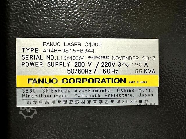 Máy cắt laser AMADA LCG3015