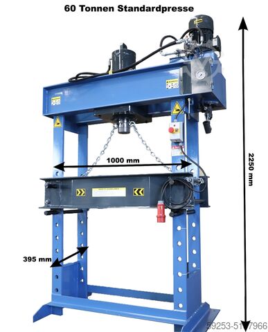 车间新闻 Tigermetal Hydraulische Werkstattpresse 60 Tonnen