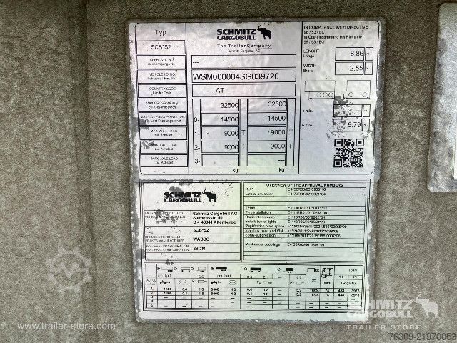 Sơ mi rơ moóc ben Schmitz Cargobull Kipper Stahlrundmulde Thermomulde 24m³